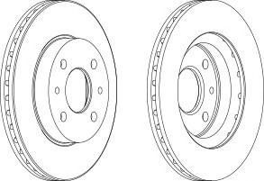 Фото Гальмівний диск WAGNER WGR1142-1
