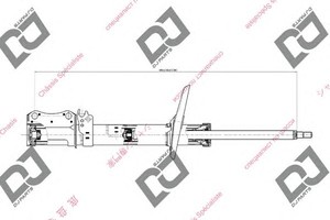 Фото Амортизатор DJ PARTS DS1674GS