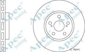 Фото Гальмівний диск APEC braking DSK2093