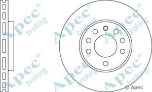 Фото Гальмівний диск APEC braking DSK2101