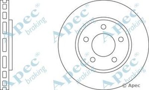 Фото Гальмівний диск APEC braking DSK2118