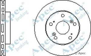 Фото Гальмівний диск APEC braking DSK 2574