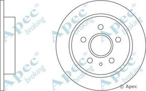 Фото Гальмівний диск APEC braking DSK 2675