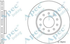 Фото Гальмівний диск APEC braking DSK 2804