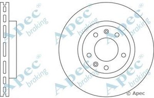 Фото Гальмівний диск APEC braking DSK557