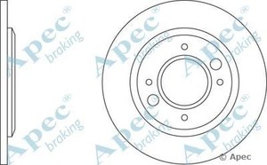 Фото Гальмівний диск APEC braking DSK594