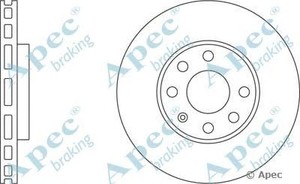 Фото Гальмівний диск APEC braking DSK809