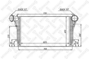 Фото Інтеркулер STELLOX 10-40095-SX
