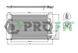 Фото Конденсатор, кондиціонер Profit 2533C1