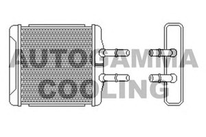 Фото Теплообмінник, отоплення салону AUTOGAMMA 102584