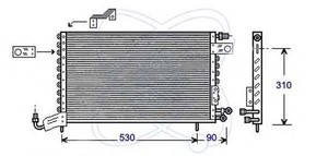 Фото Конденсатор, кондиціонер ELECTRO AUTO 30B0003