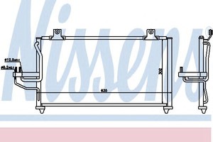 Фото Конденсатор, кондиціонер Nissens 94420