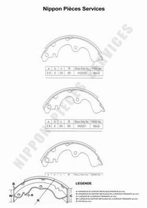 Фото Комплект гальмівних колодок KOREA T350A47