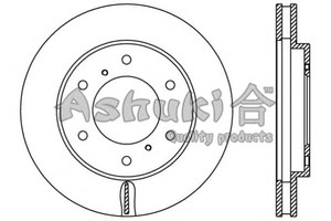 Фото Гальмівний диск ASHUKI 0990-1605