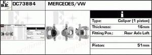 Фото Гальмівний супорт EDR DC73884