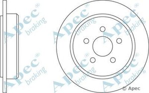 Фото Гальмівний диск APEC braking DSK2038