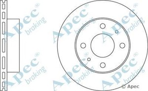 Фото Гальмівний диск APEC braking DSK2055