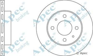 Фото Гальмівний диск APEC braking DSK226