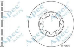 Фото Гальмівний диск APEC braking DSK 2598