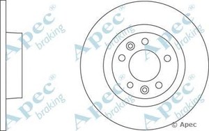 Фото Гальмівний диск APEC braking DSK2612