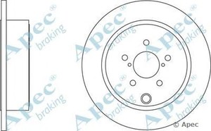 Фото Гальмівний диск APEC braking DSK 2673