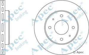 Фото Гальмівний диск APEC braking DSK541