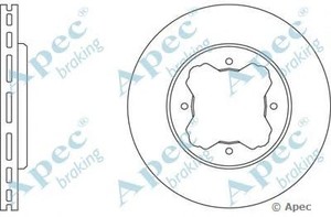 Фото Гальмівний диск APEC braking DSK602