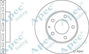 Фото Гальмівний диск APEC braking DSK677