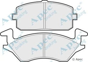 Фото Комлект гальмівних колодок, дисковий механізм APEC braking PAD617