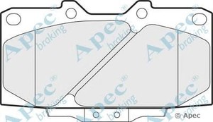 Фото Комлект гальмівних колодок, дисковий механізм APEC braking PAD960