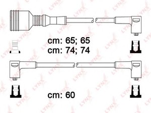 Фото Комплект дротів запалювання LYNXauto SPC1002