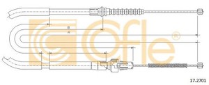 Фото Трос, паркувальна гальмівна система Cofle 172701