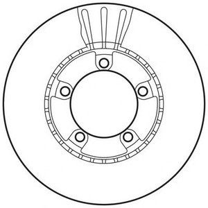 Фото Гальмівний диск JURID/BENDIX 562747BC