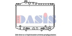 Фото Радіатор, охолодження двигуна AKS DASIS 210760N