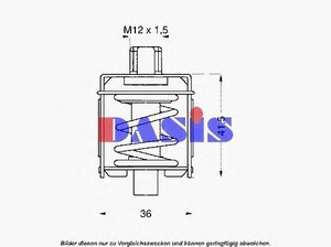 Фото Термостат, охолоджуюча рідина AKS DASIS 751812N