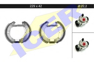 Фото Комплект гальмівних колодок Icer 79KT0086 C