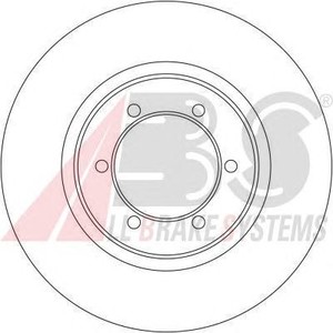 Фото Гальмівний диск ABS 16168 OE