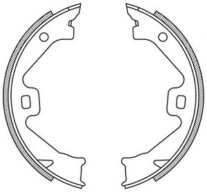 Фото Комплект гальмівних колодок OPEN PARTS BSA2186.00