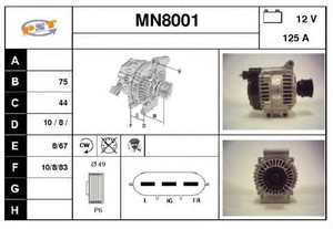 Фото Генератор SNRA MN8001