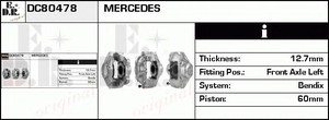 Фото Гальмівний супорт EDR DC80478