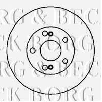 Фото Гальмівний диск BORG & BECK BBD5019