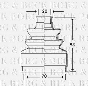 Фото Автозапчасть BORG & BECK BCB2783