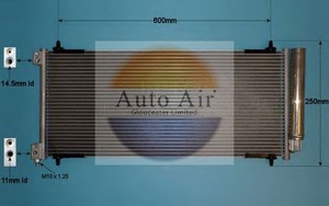 Фото Конденсатор, кондиціонер AUTO AIR GLOUCESTER 169929