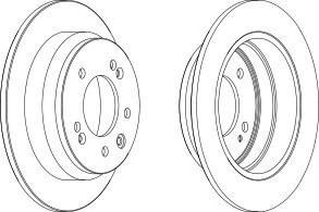 Фото Гальмівний диск WAGNER WGR1618-1