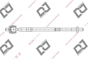 Фото Осевой шарнир, рулевая тяга DJ PARTS DR1278