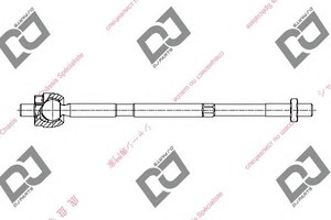 Фото Осевой шарнир, рулевая тяга DJ PARTS DR1283