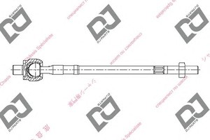 Фото Осевой шарнир, рулевая тяга DJ PARTS DR1297