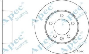 Фото Гальмівний диск APEC braking DSK2163