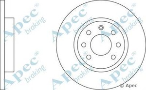 Фото Гальмівний диск APEC braking DSK501