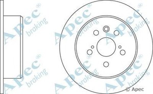 Фото Гальмівний диск APEC braking DSK653